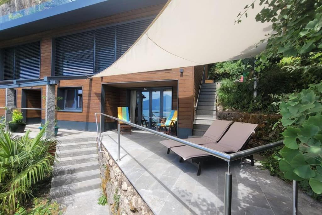 Villa Bootsmann Mit Spektakulaerer Seesicht Nahe Badestrand Вицнау Экстерьер фото